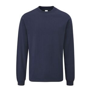 Mantis Unisex Adult Essential Heavy Long-Sleeved T-Shirt / Navy